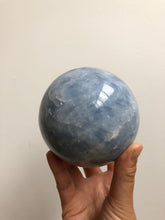 Load image into Gallery viewer, Blue Calcite sphere (large)