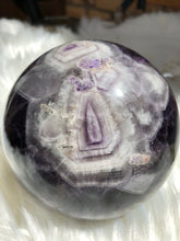 Load image into Gallery viewer, Amethyst Chevron Sphere