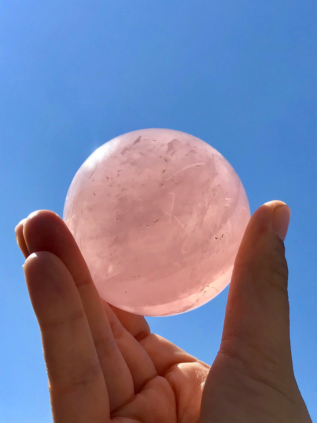 Rose Quartz Spheres
