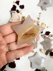 Druzy Agate Star