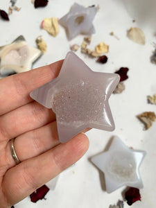 Druzy Agate Star