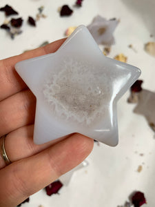 Druzy Agate Star