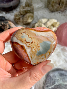 Mookite Jasper Heart