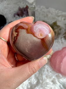 Mookite Jasper Heart