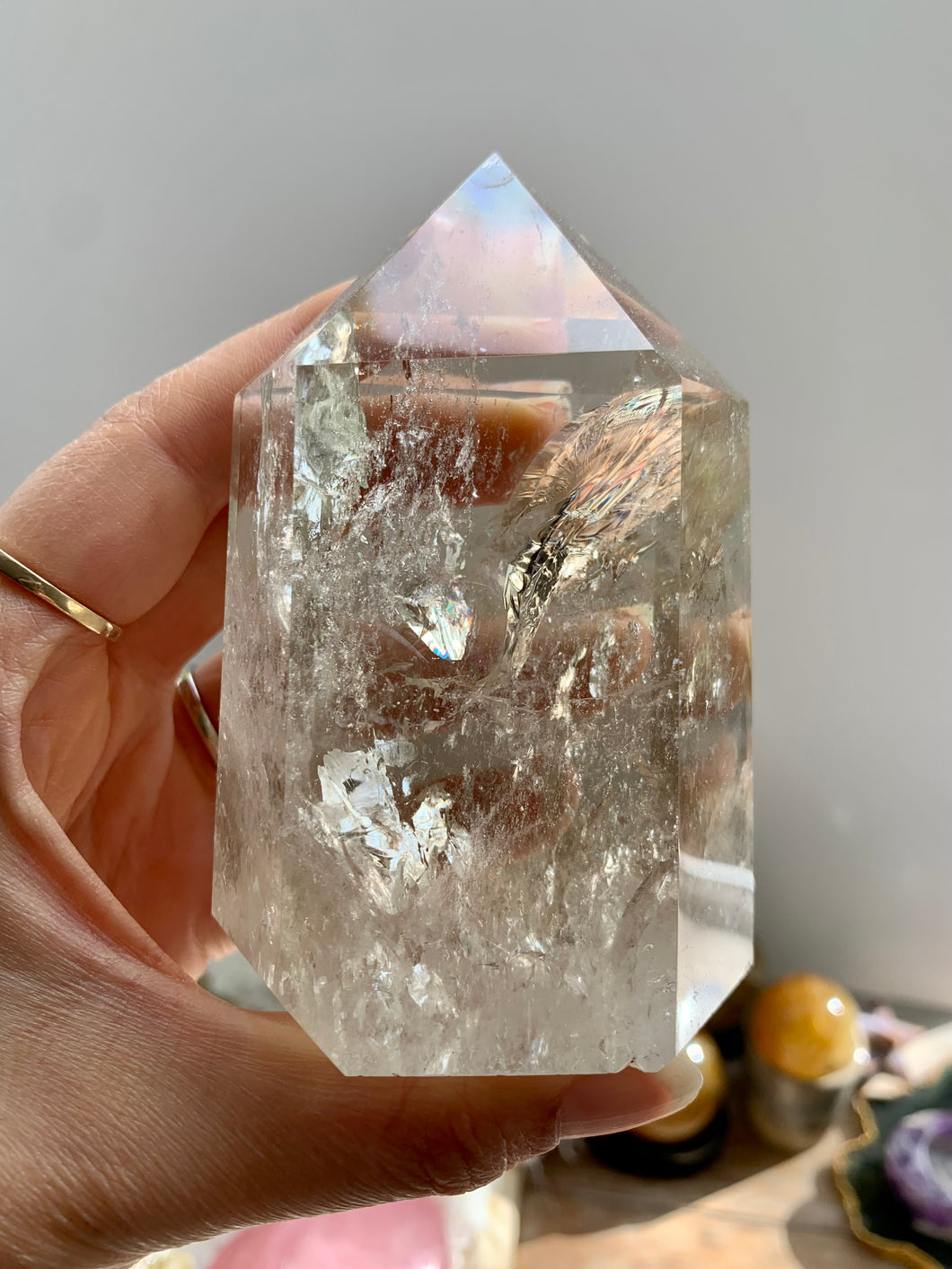 Natural Citrine Tower