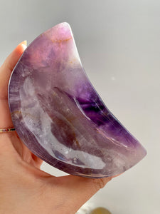 Amethyst Crescent Moon Bowl