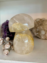 Load image into Gallery viewer, Golden Healer Quartz Mushroom